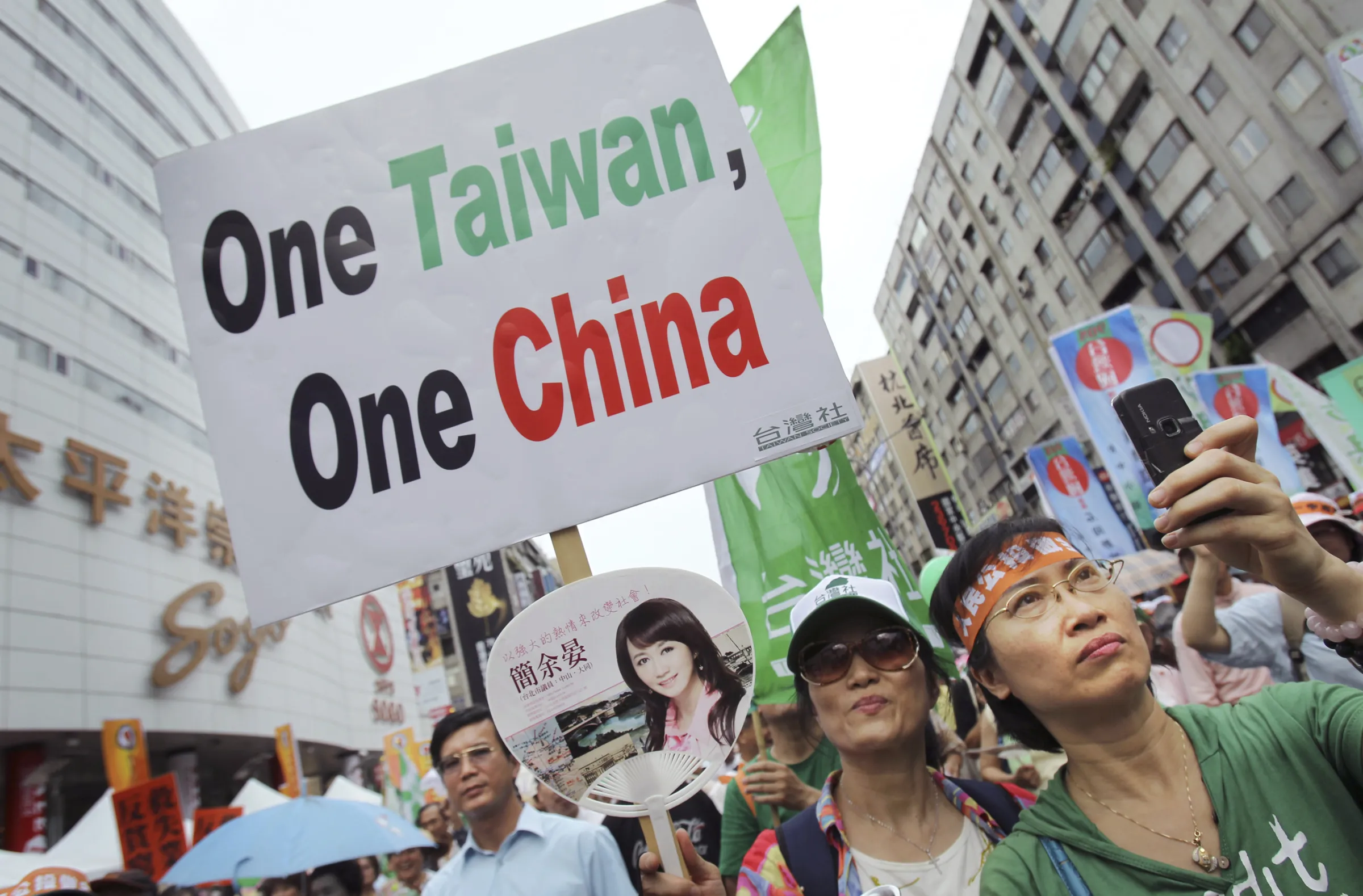 兩岸關係發展史，2010年6月26日，反ECFA遊行（美聯社）