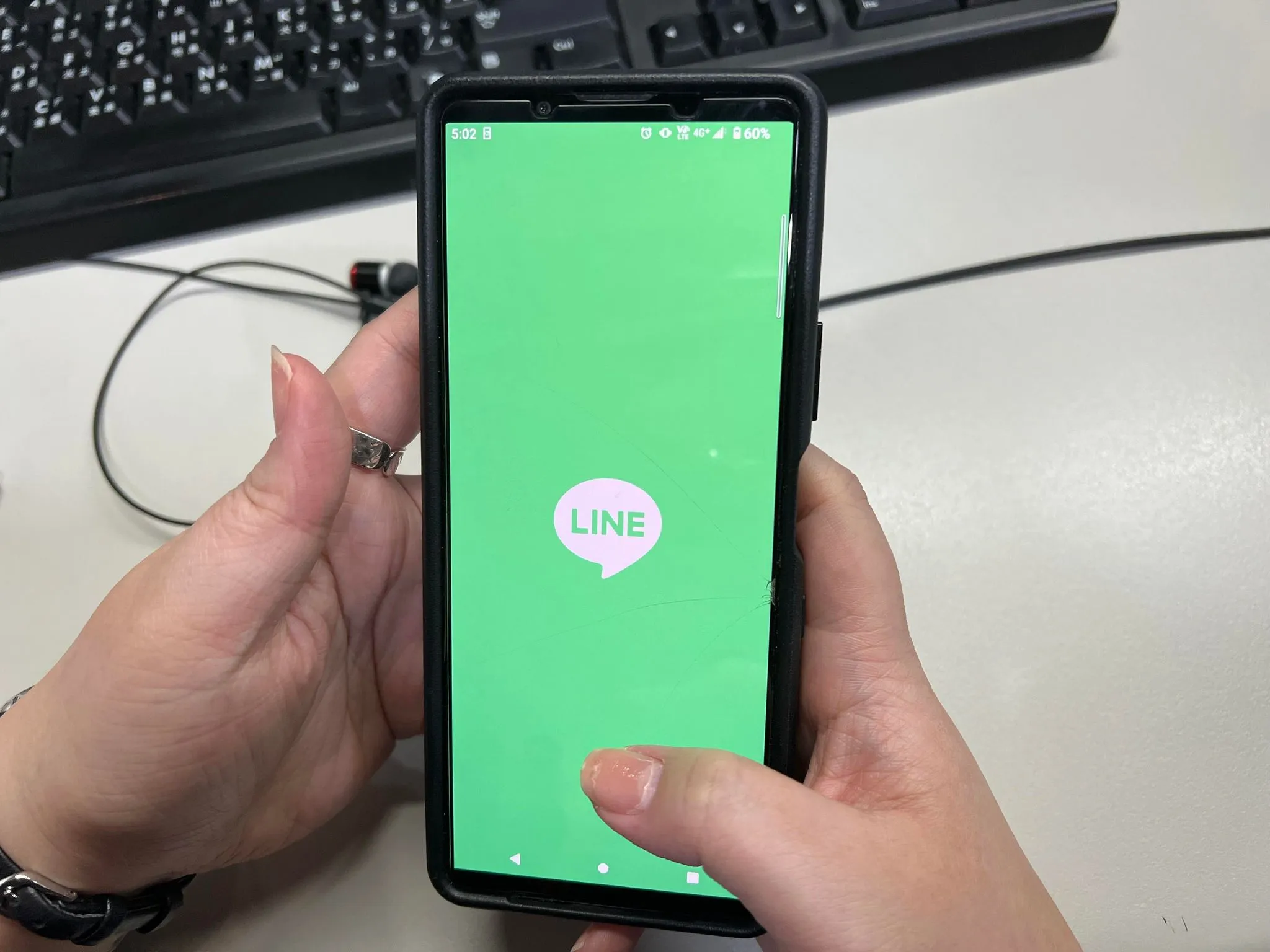 通訊軟體、LINE、LINE APP。（圖／陳亭伃攝）
