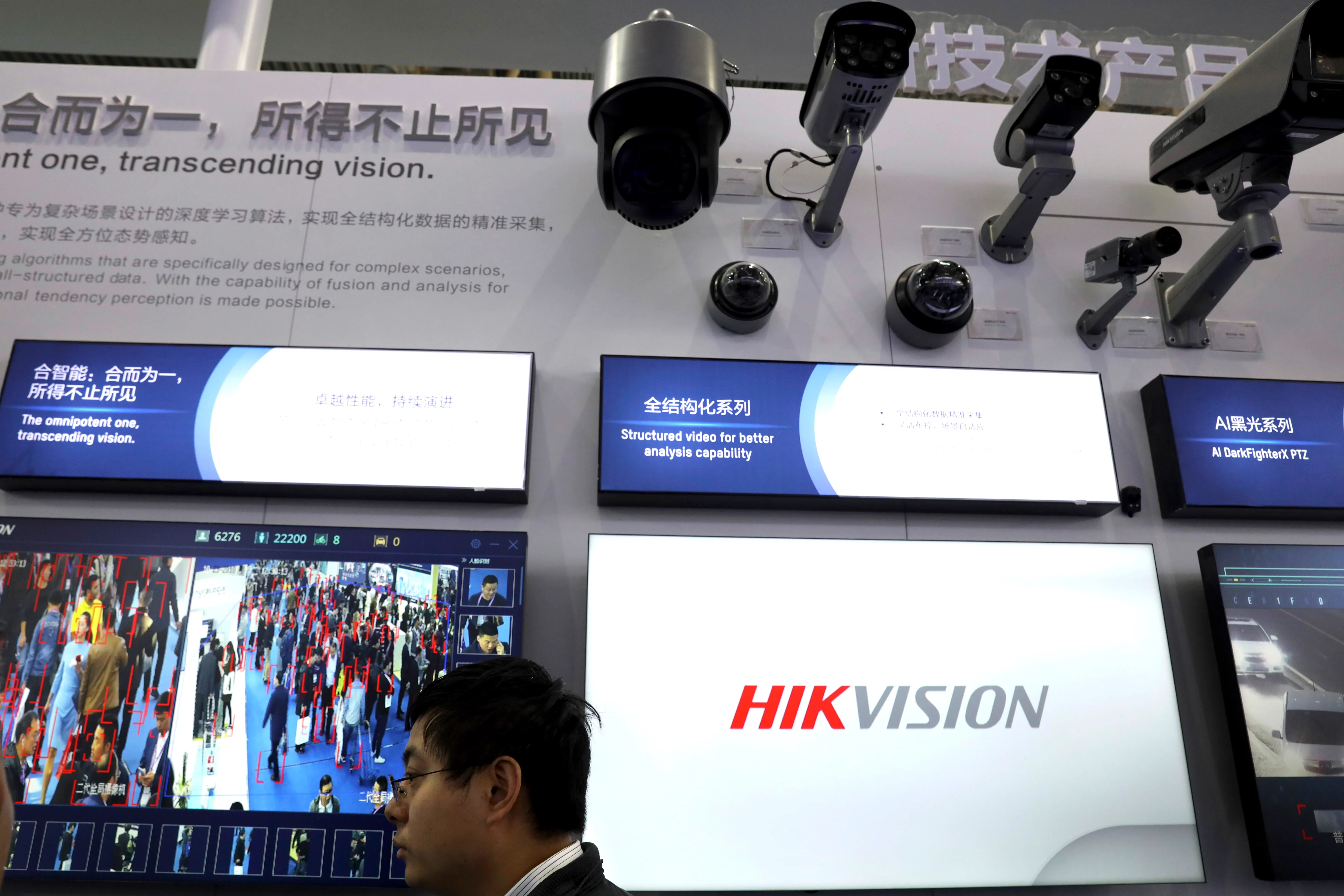 中國政府為監控人民撒下天羅地網，海康威視（Hikvision）是代表企業（AP）
