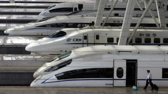 數據顯示，中國高鐵的建設規模龐大，但是建設成本卻遠低於世界水平。（BBC中文網資料圖片）