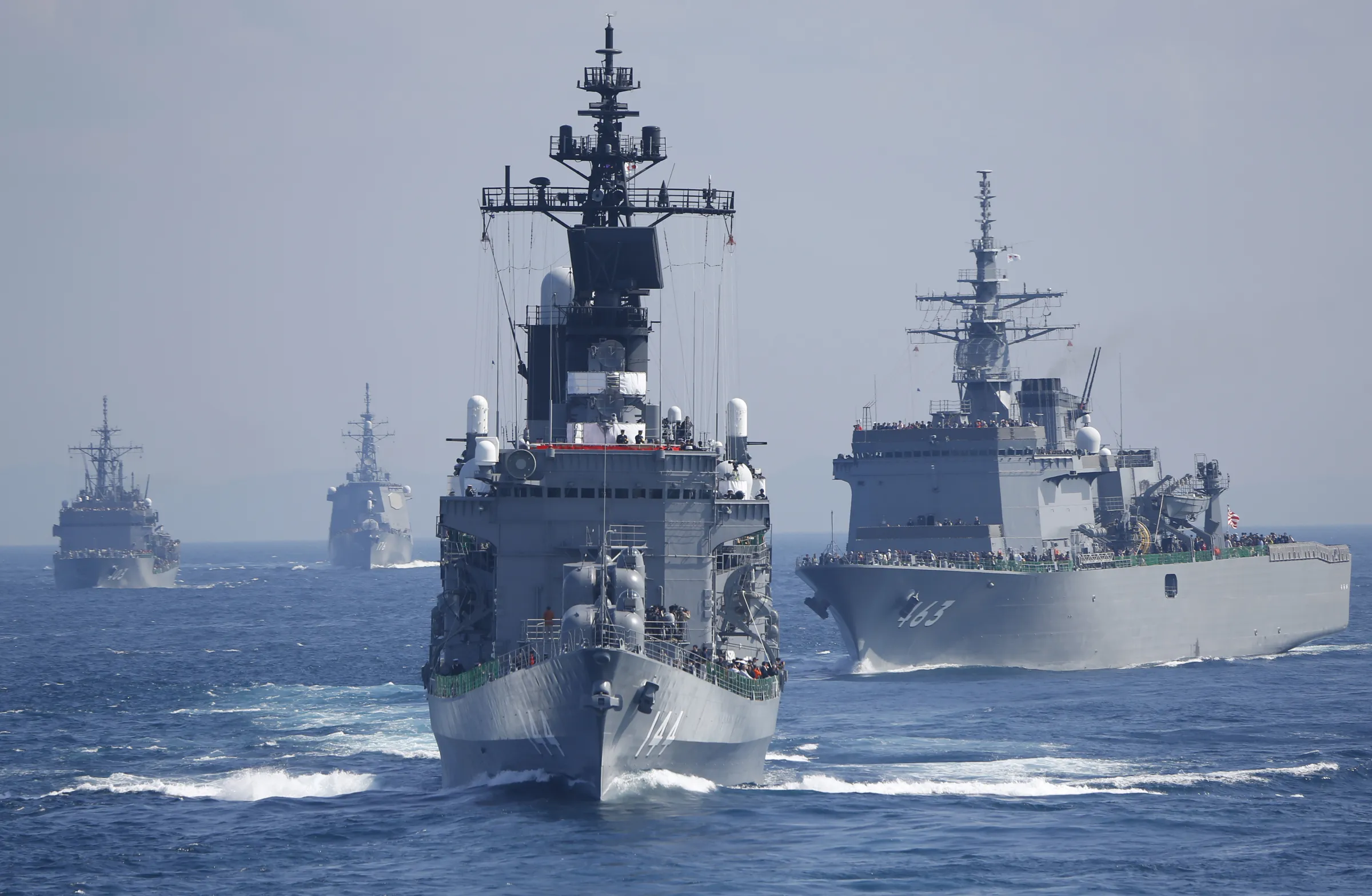 Japan Maritime Self-Defense Force fleet review, 2015. (Associated Press)