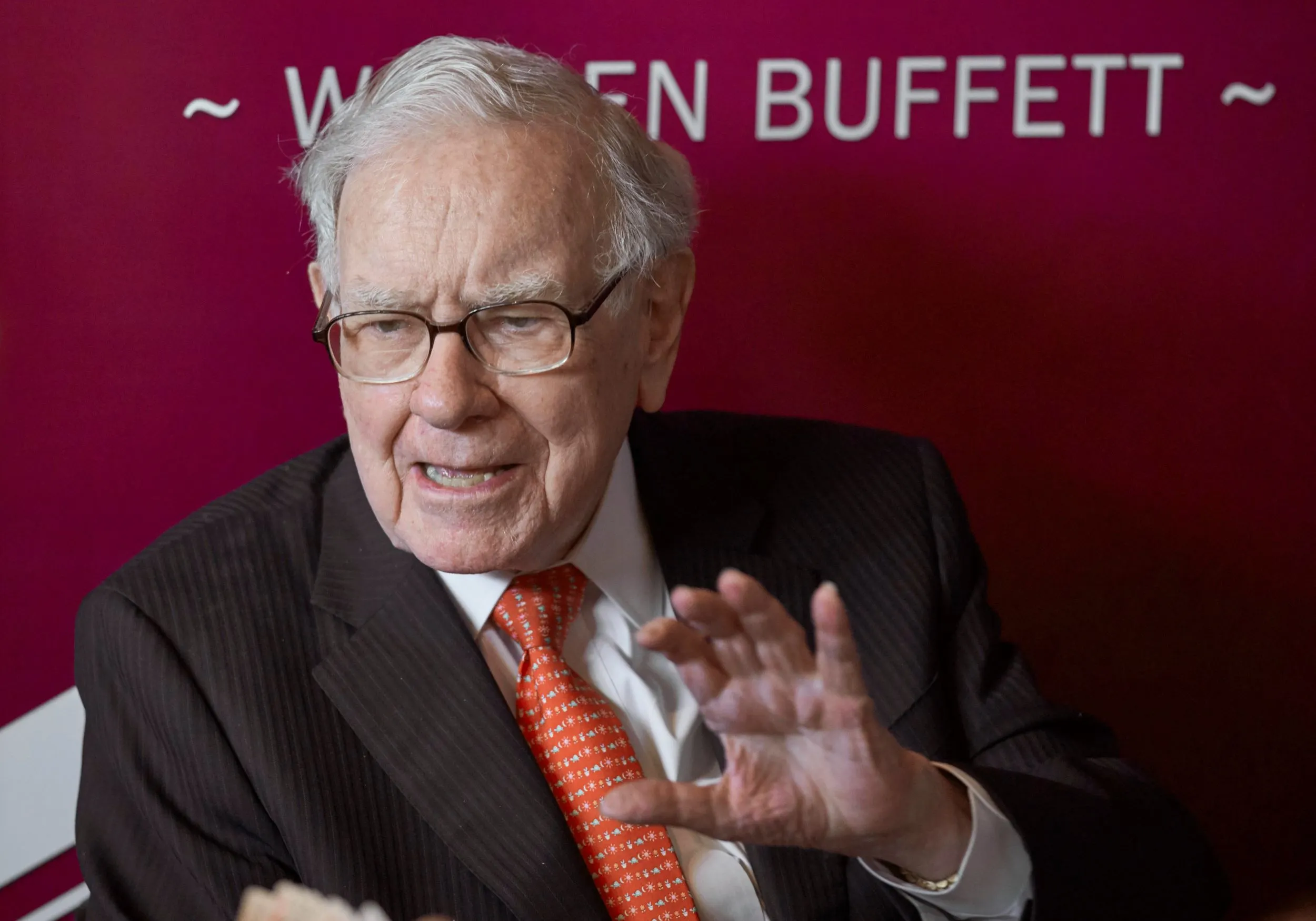 バークシャー・ハサウェイ社の会長、「株の神様」ウォーレン・バフェット。(AP通信)