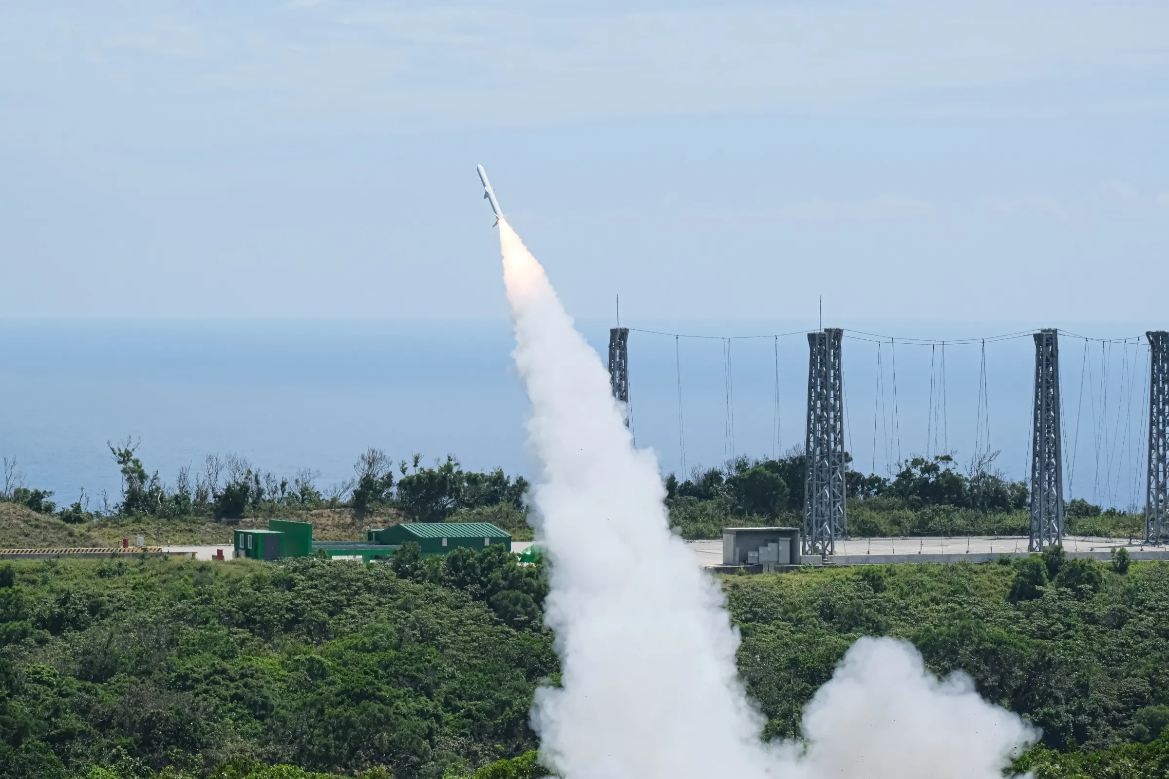 Taiwan's Jiupeng base in Pingtung, a longtime site for missile testing, hosted the Kirin Project's rocket launch after engineers calculated the distance to nearby settlements in advance. (File photo, Liu Wei-hung)