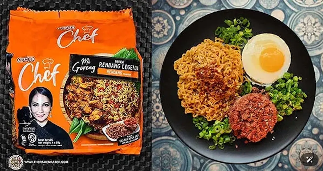 Mamee Chef「巴東口味印尼炒麵」(馬來西亞)。(圖/翻攝自YouTube)