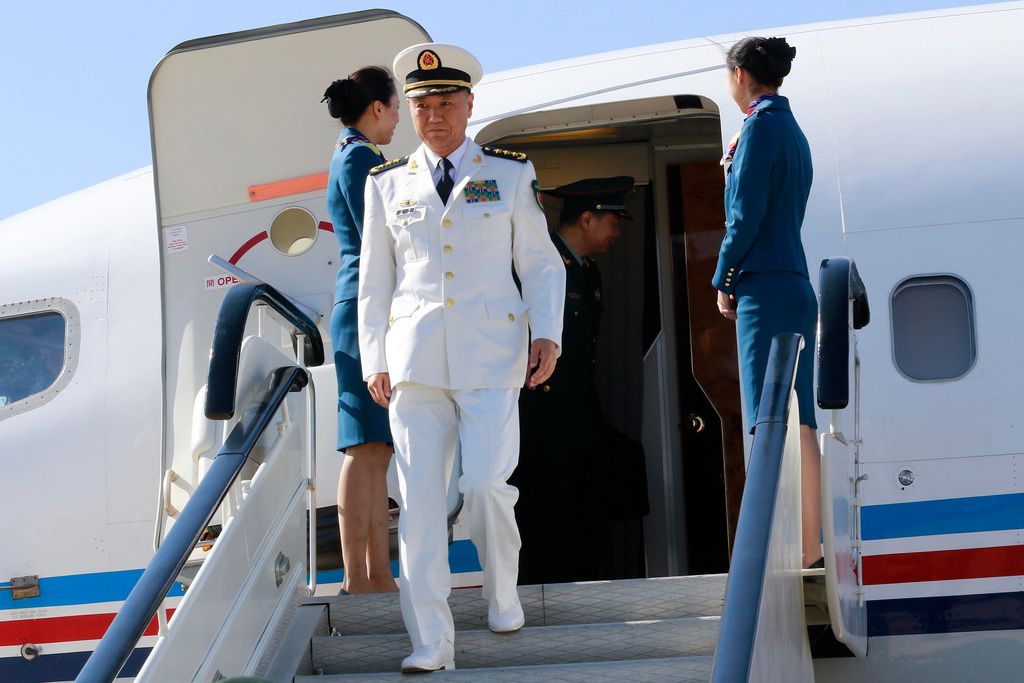 中国解放軍前中央軍委副主席苗華。(美聯社)