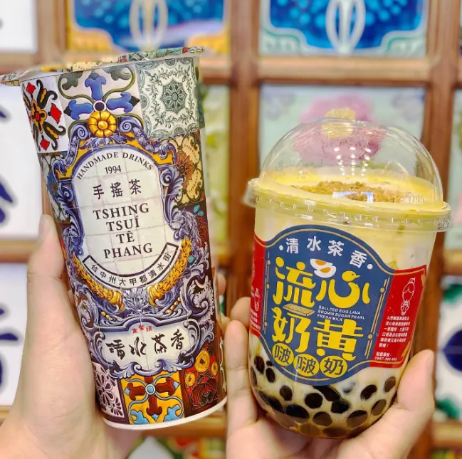 全台怪手搖飲推薦|全台 清水茶香(圖/取自IG@sillybaby.tw授權分享 )