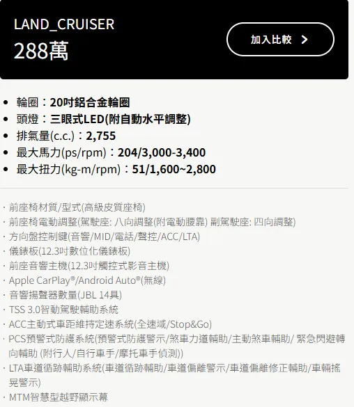 Land Cruiser強打越野取向的後軸差速器鎖定,最終台灣地區並未配置。(圖/Toyota)