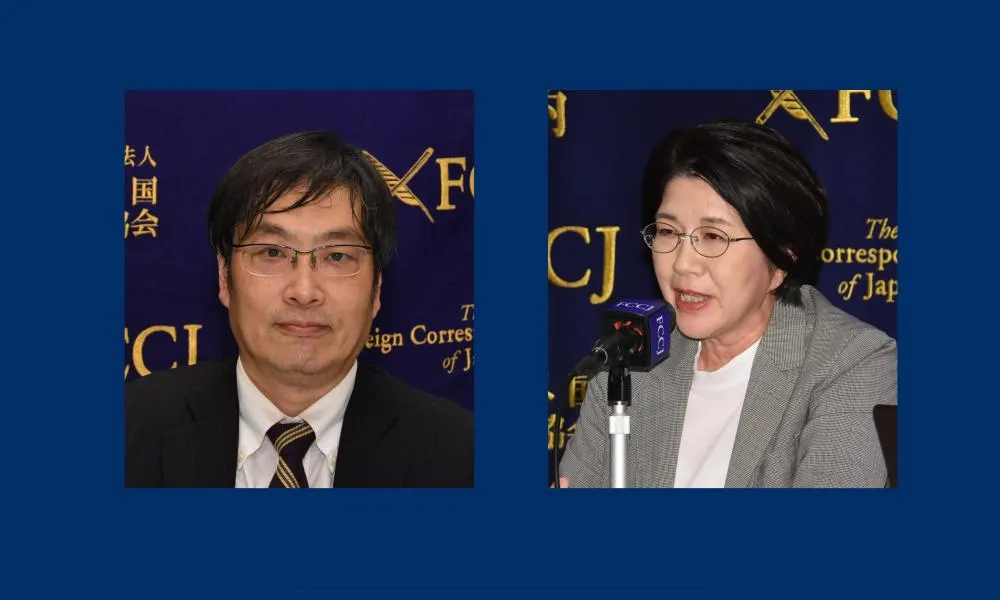 自民党総裁に選出された高市早苗氏の首相就任を巡り、公明党離脱による政権不安定化や野党再編の行方について、佐藤千矢子氏と上久保誠人氏がFCCJ会見でそれぞれの視点から分析した。FCCJ