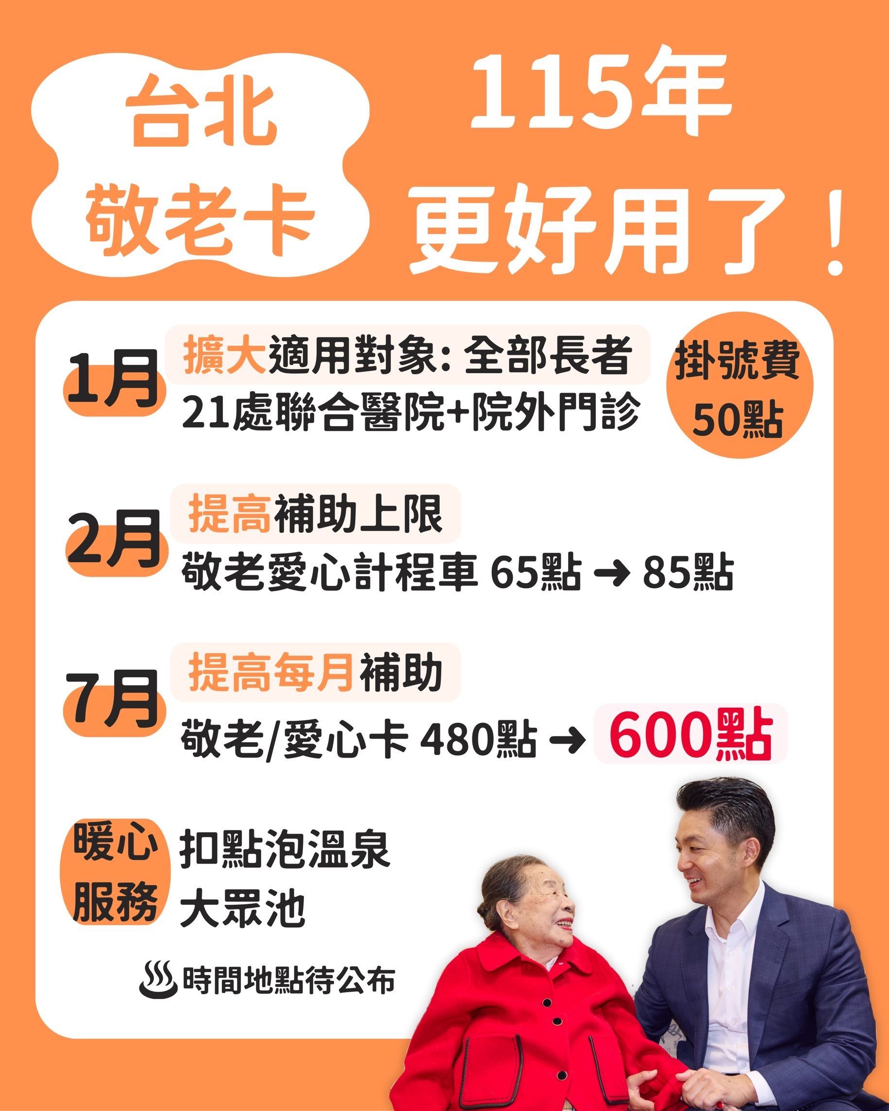 台北市敬老卡。(圖/取自台北市政府)