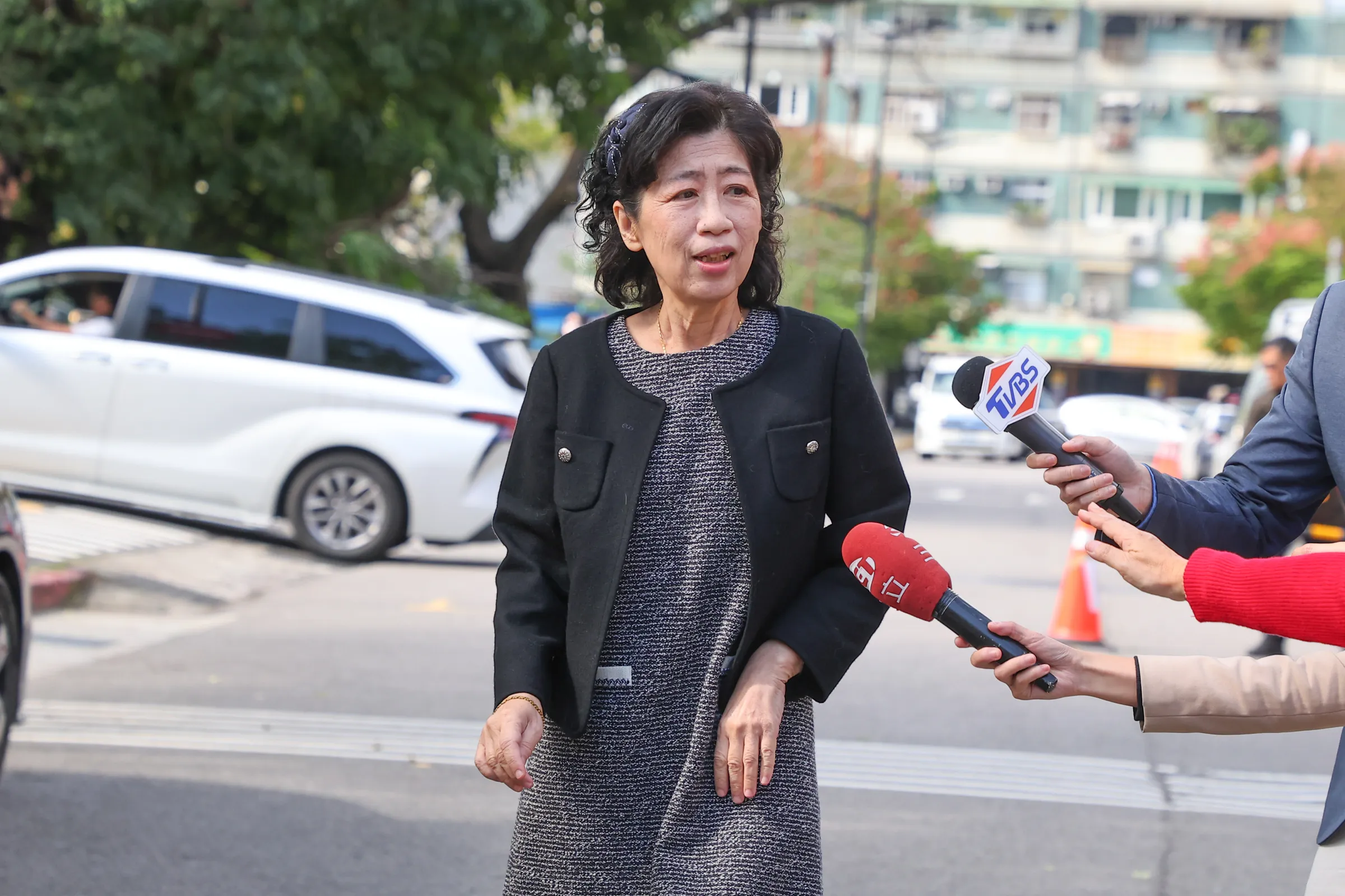 20251122-柯文哲太太陳佩琪22日出席台北市議員黃瀞瑩舉辦「台灣有愛,民眾溫情,士北有姐,寒冬送暖」園遊會。(顏麟宇攝)