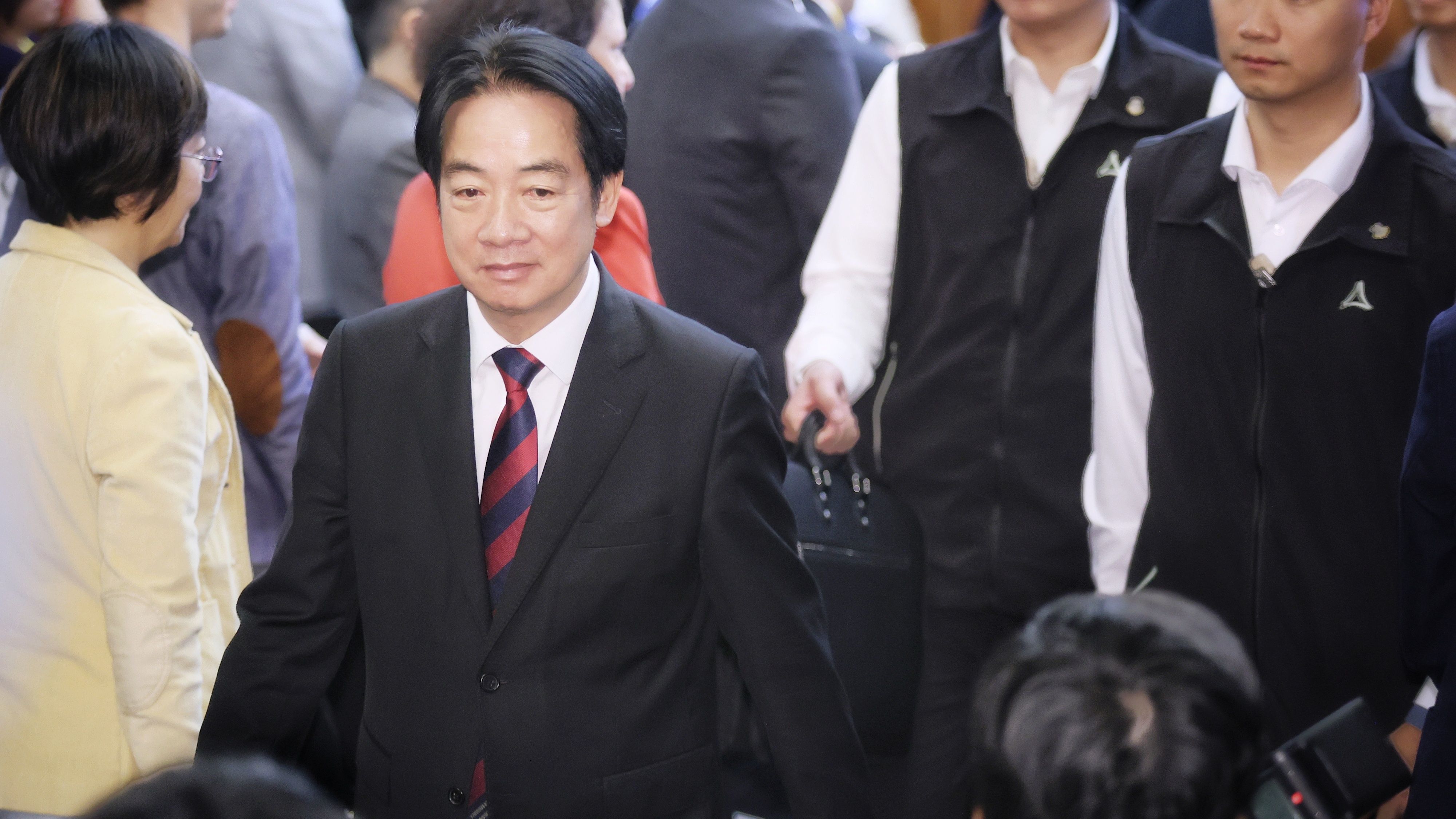 20251210-總統賴清德10 日出席「第20屆亞洲民主人權獎頒獎典禮」。(柯承惠攝)