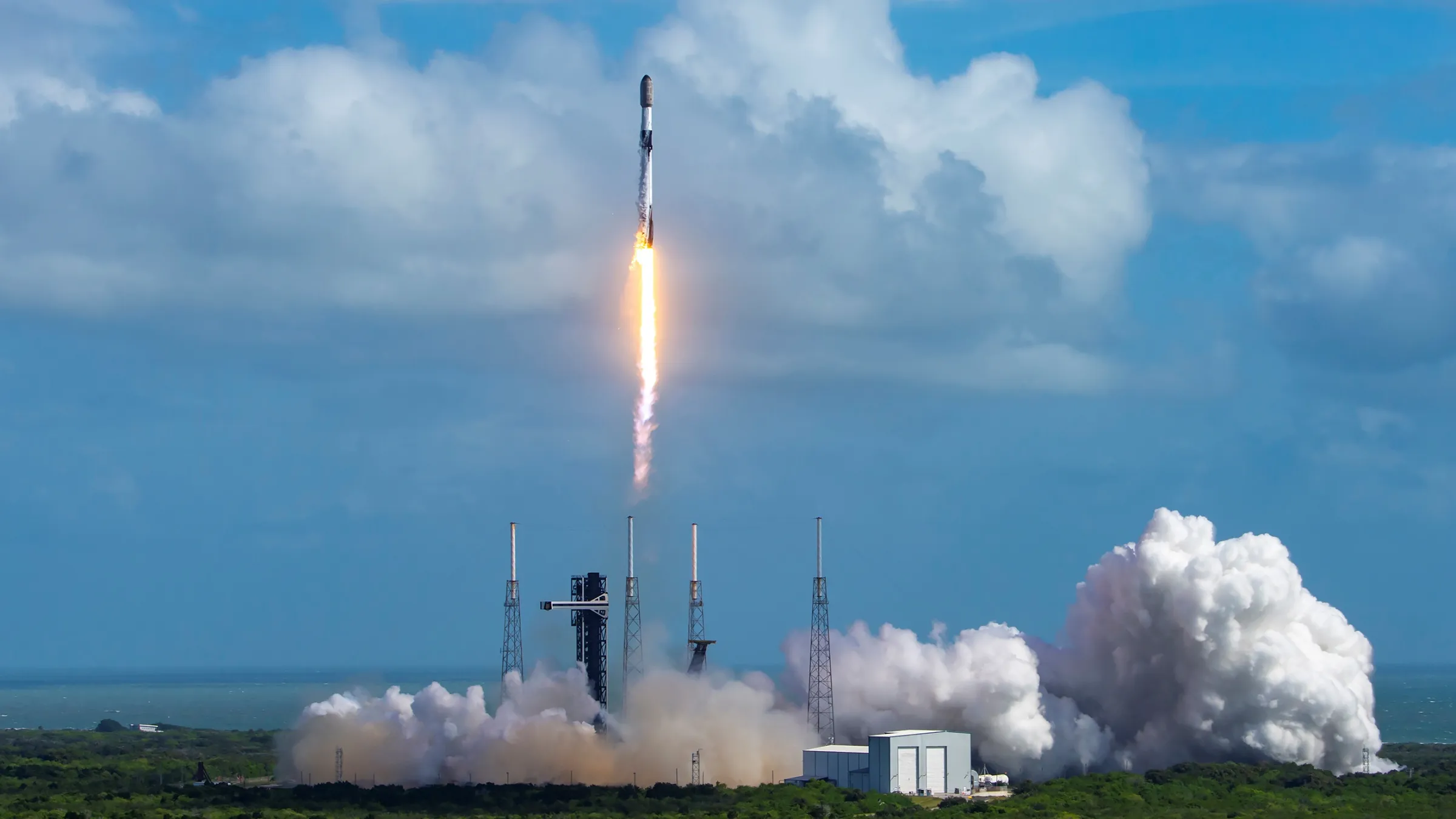 SpaceX endured a string of failed launches before Elon Musk's company found success, a track record that Taiwan's rocket engineers have studied closely. (File photo, via X/@SpaceX)