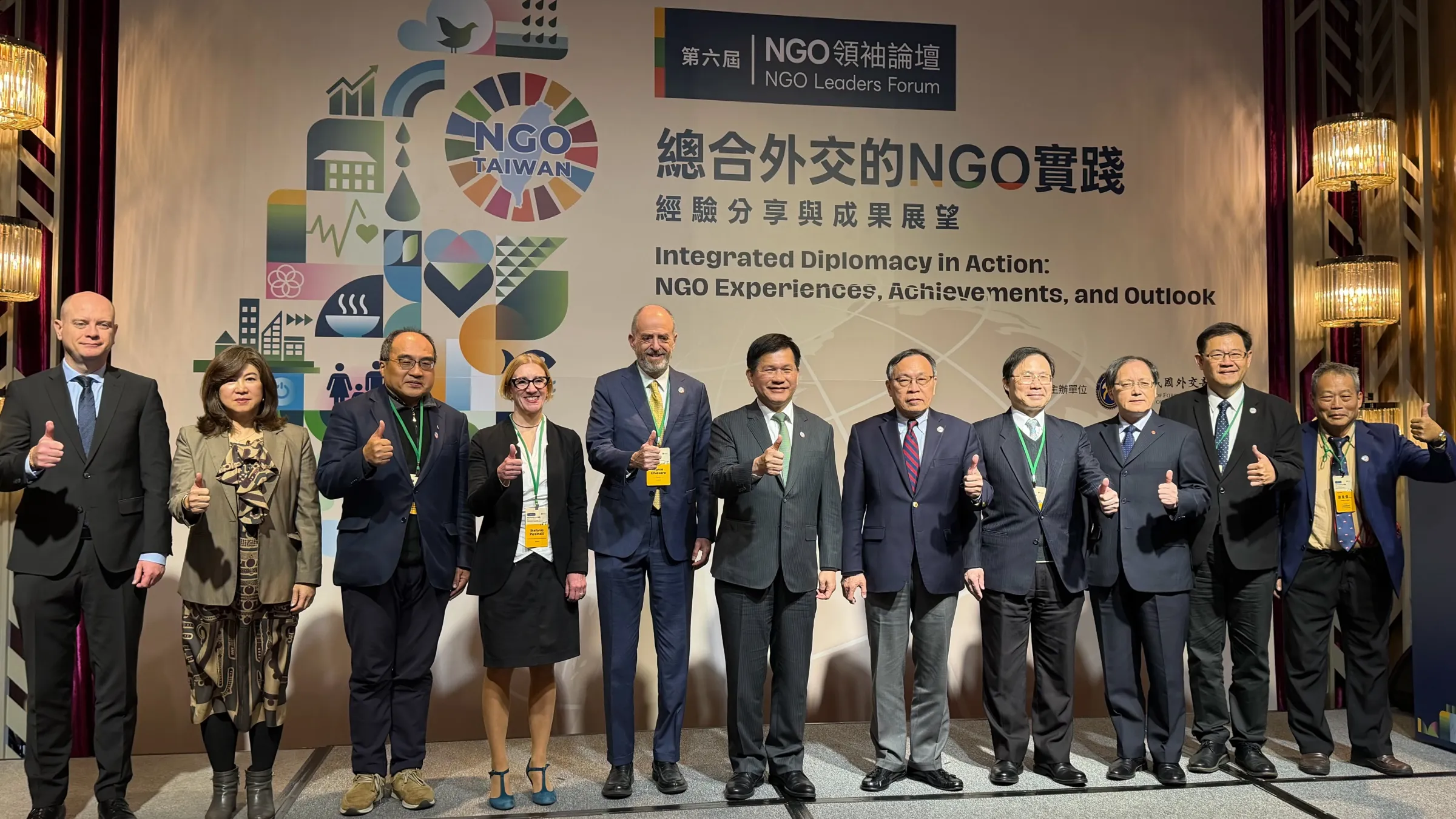 20260107-外交部長林佳龍7日出席第6屆NGO領袖論壇開幕式。(鍾秉哲攝)
