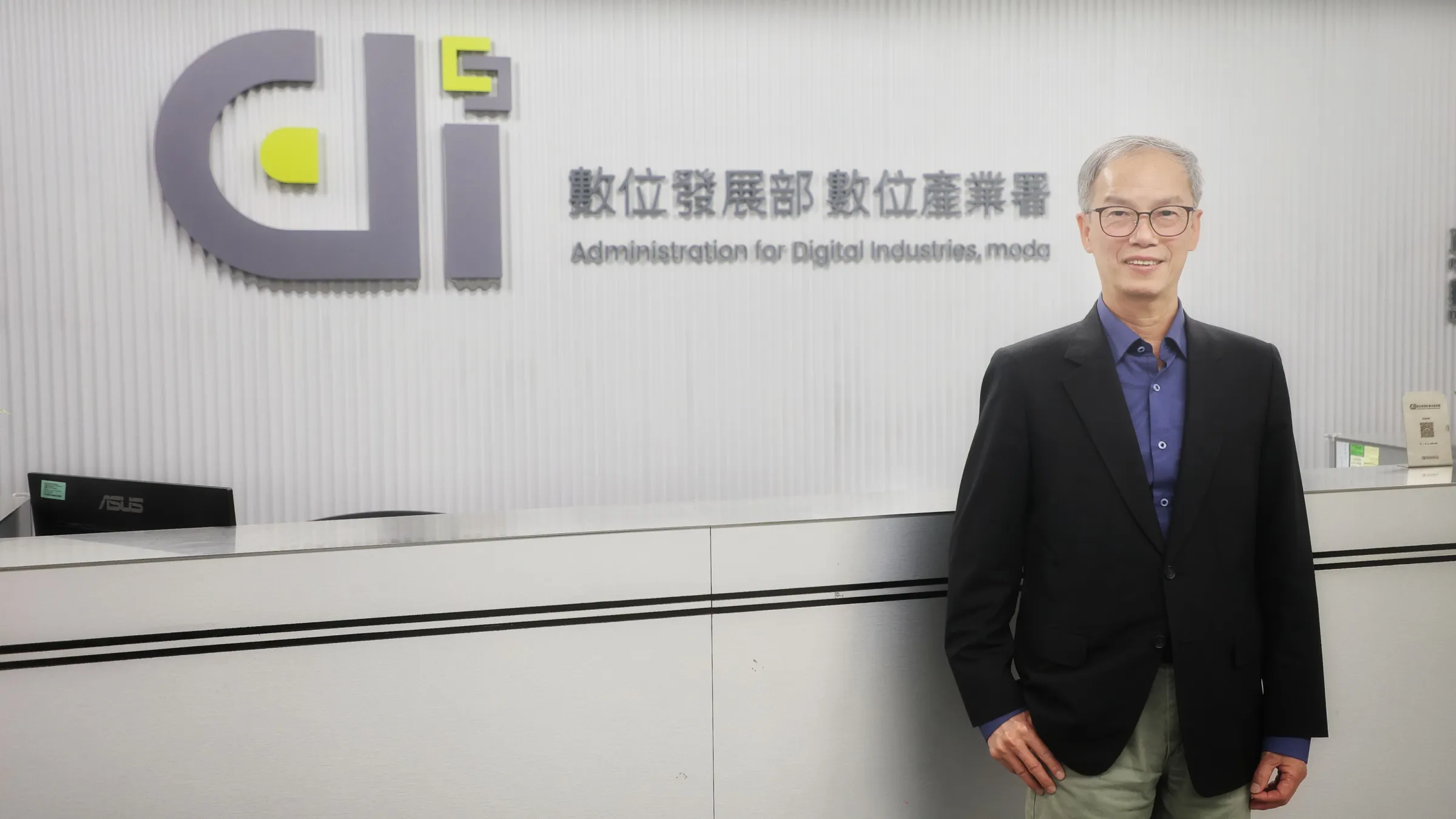20260428-專訪數位發展部數位產業署長林俊秀。(柯承惠攝)
