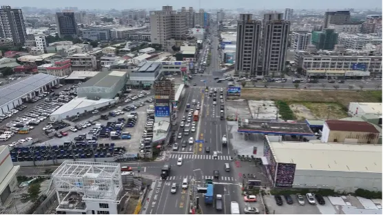 永康交流道動態路廊 (圖/台南市政府交通局提供)