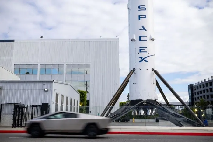 位於加州霍桑的SpaceX設施。(圖片來源:華爾街日報)