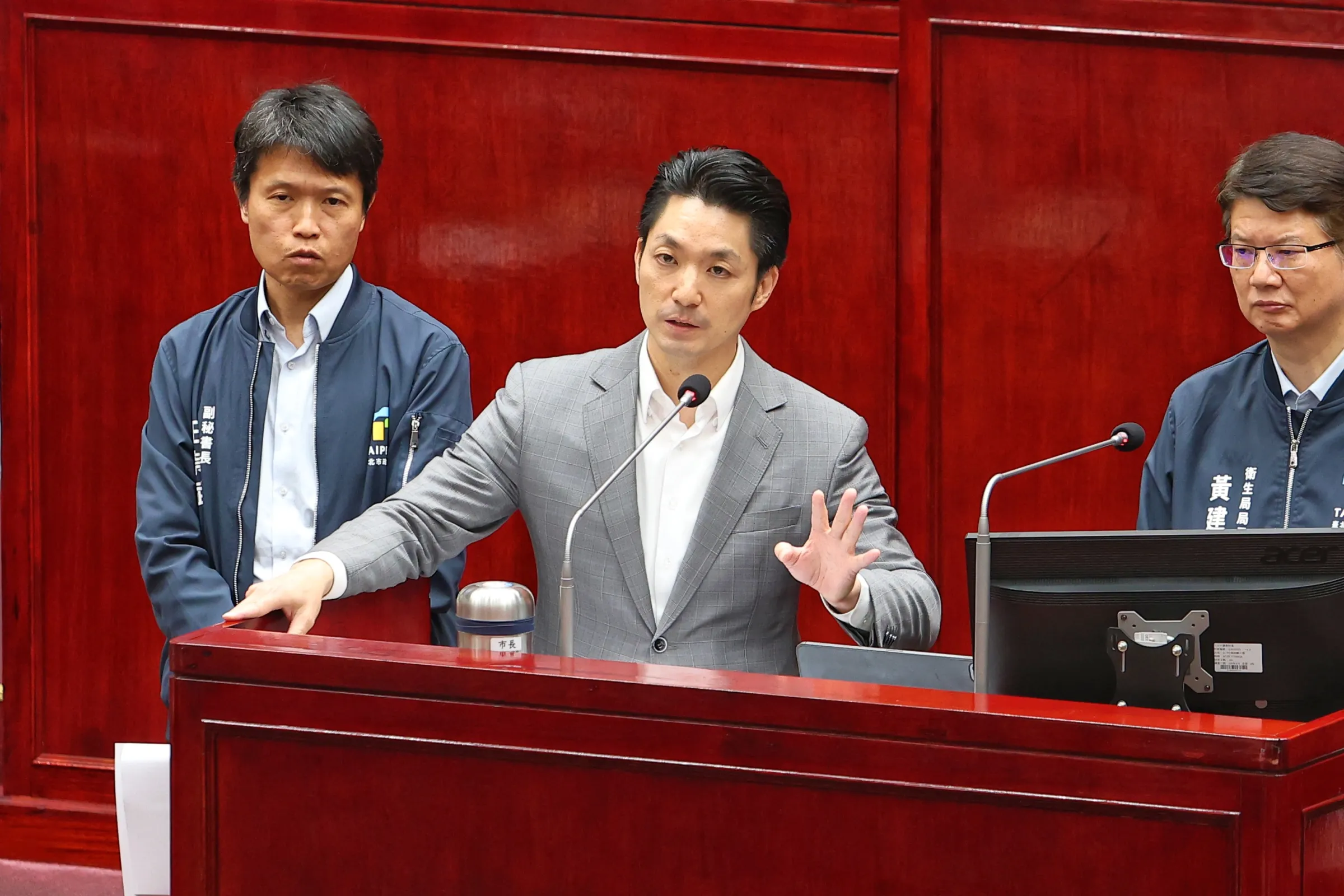 20260609-台北市長蔣萬安9日於台北市議會備詢。(顏麟宇攝)