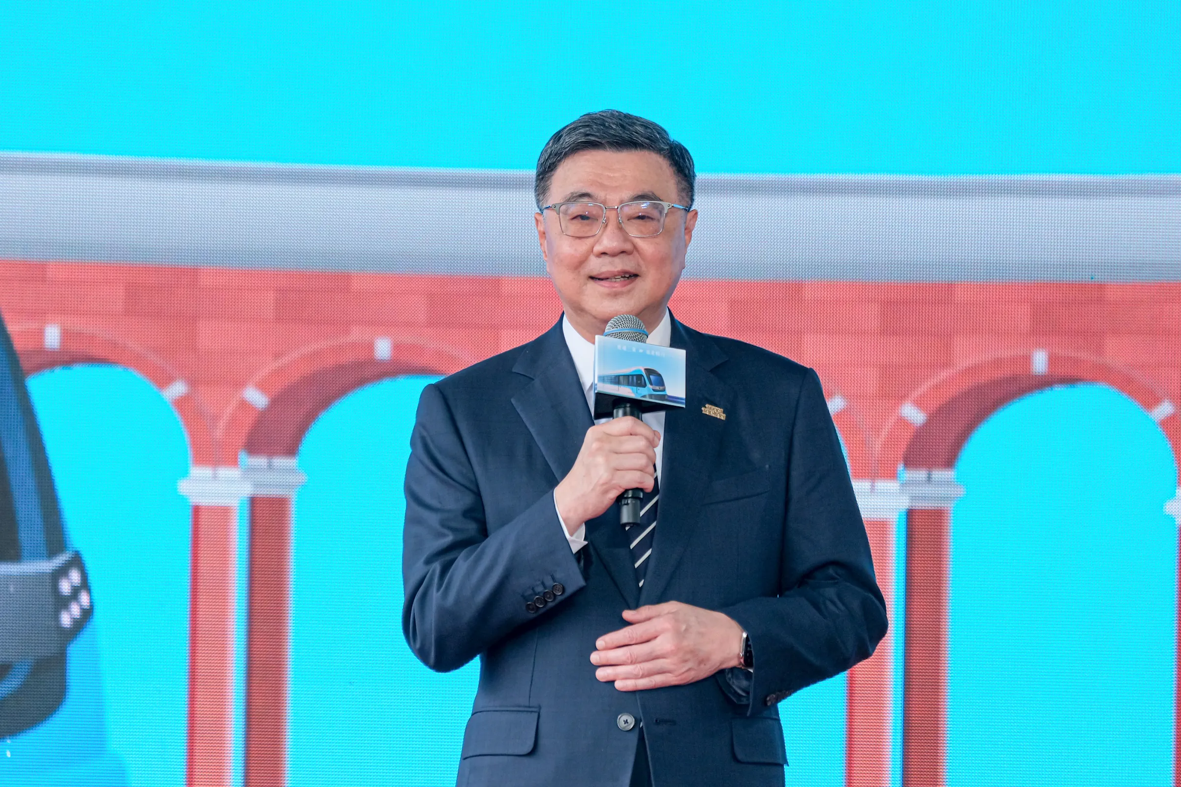 20260630-行政院長卓榮泰30日出席「捷運三鶯線通車典禮」。(劉偉宏攝)