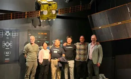 Outliers 太空創投基金於2026年6月拜訪AstroForge。(圖片來源:作者提供)