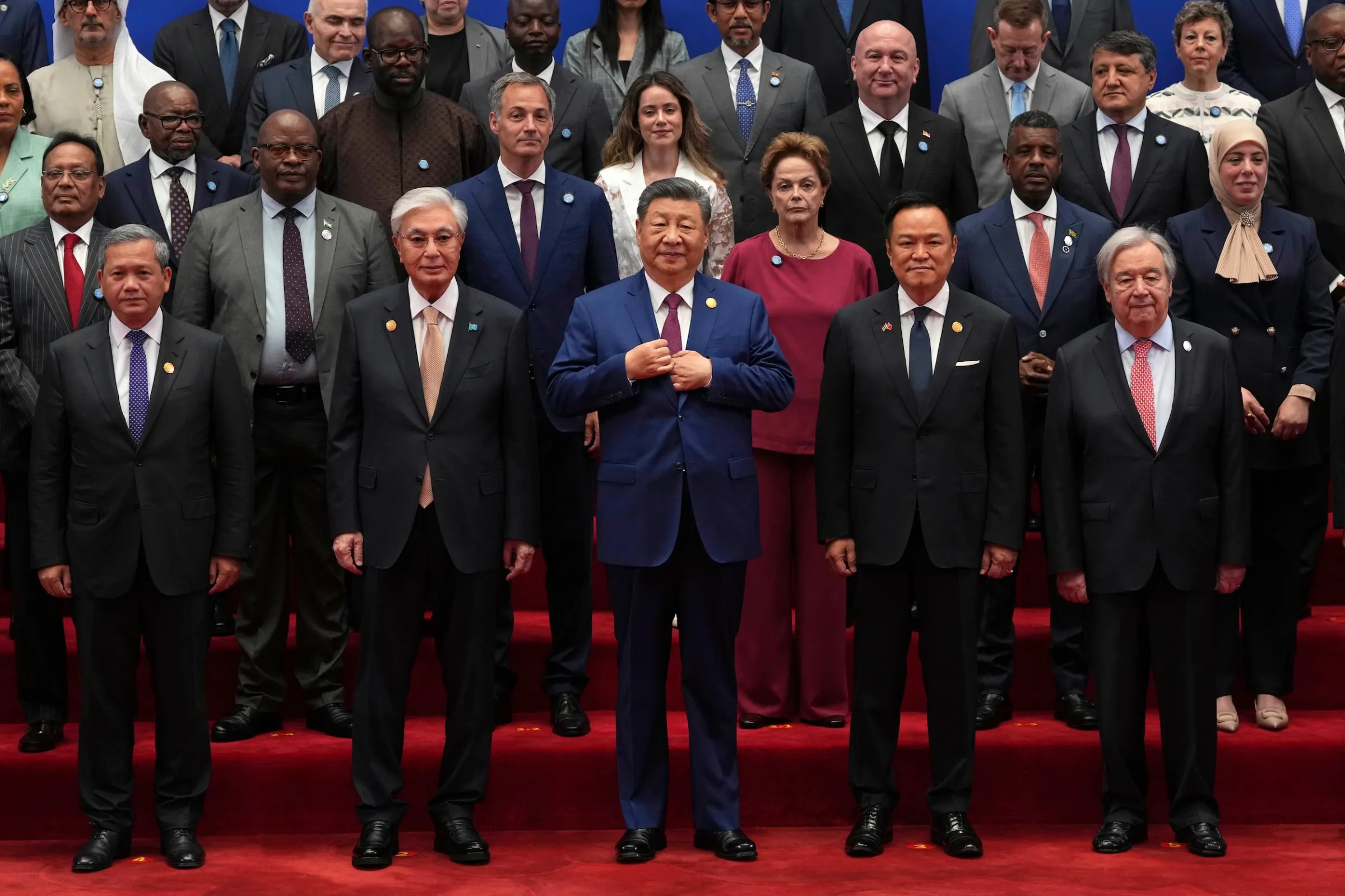 2026年7月17日,中國國家主席習近平出席2026世界人工智能大會暨人工智能全球治理高級別會議。(美聯社)