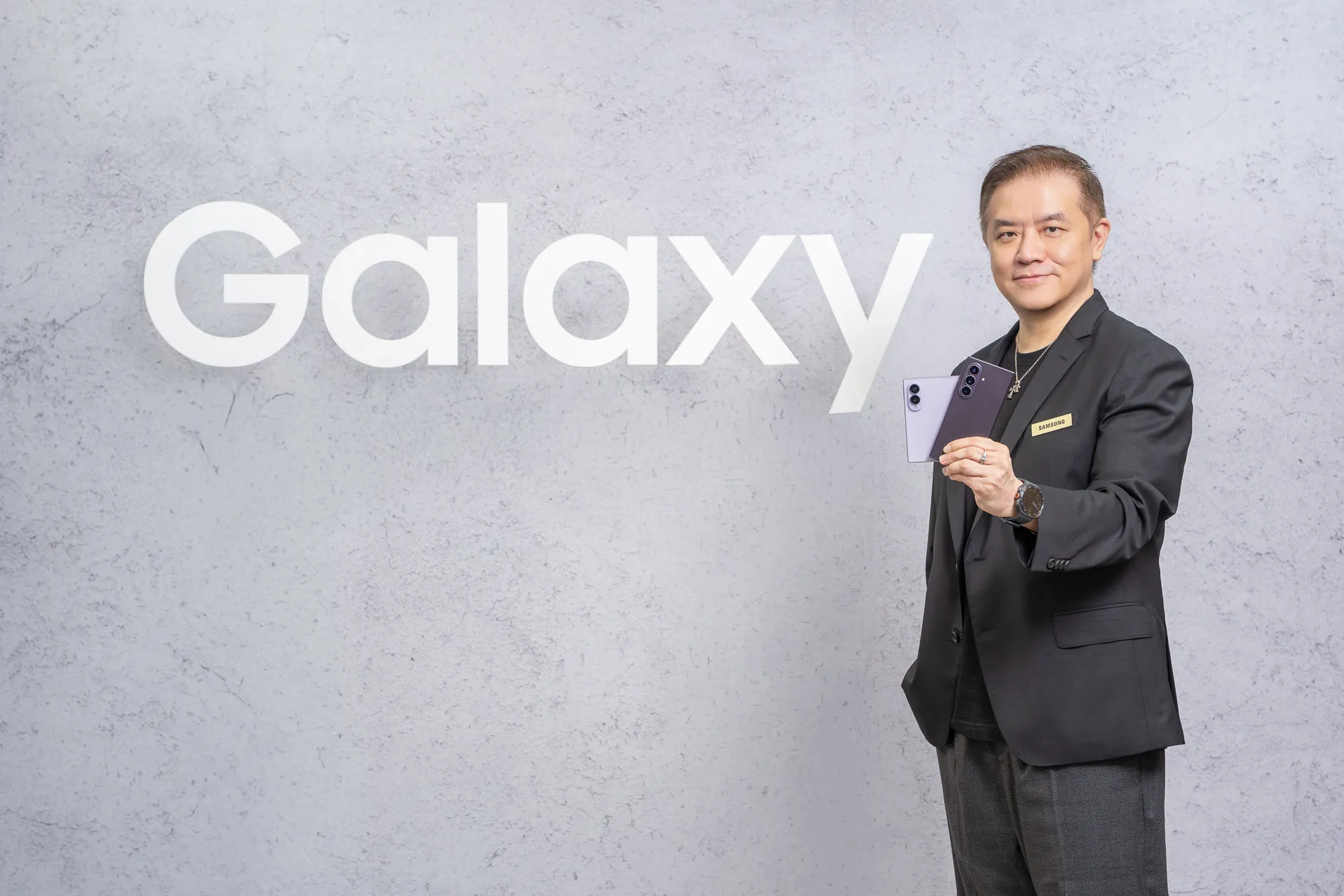 台灣三星電子行動通訊事業部總經理陳啓蒙。(三星提供)