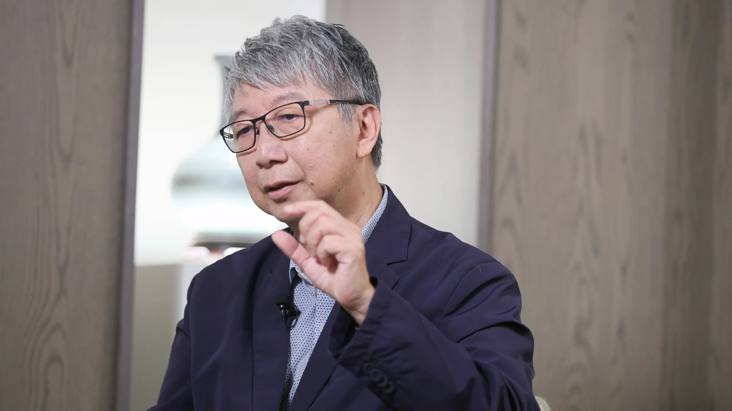 20260729-前台積電研發處處長楊光磊(見圖)29日出席路怡珍主持的風傳媒「下班國際線」節目。(柯承惠攝)