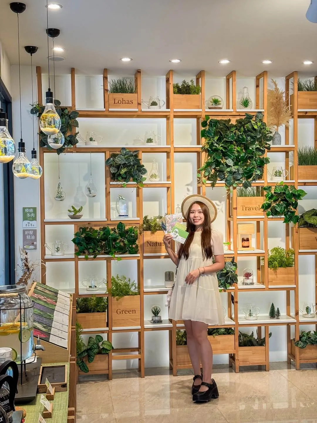 葉綠宿・綠宿行旅 Green Hotel 草悟道館。(圖/IG @hi_di_jyun 授權分享)