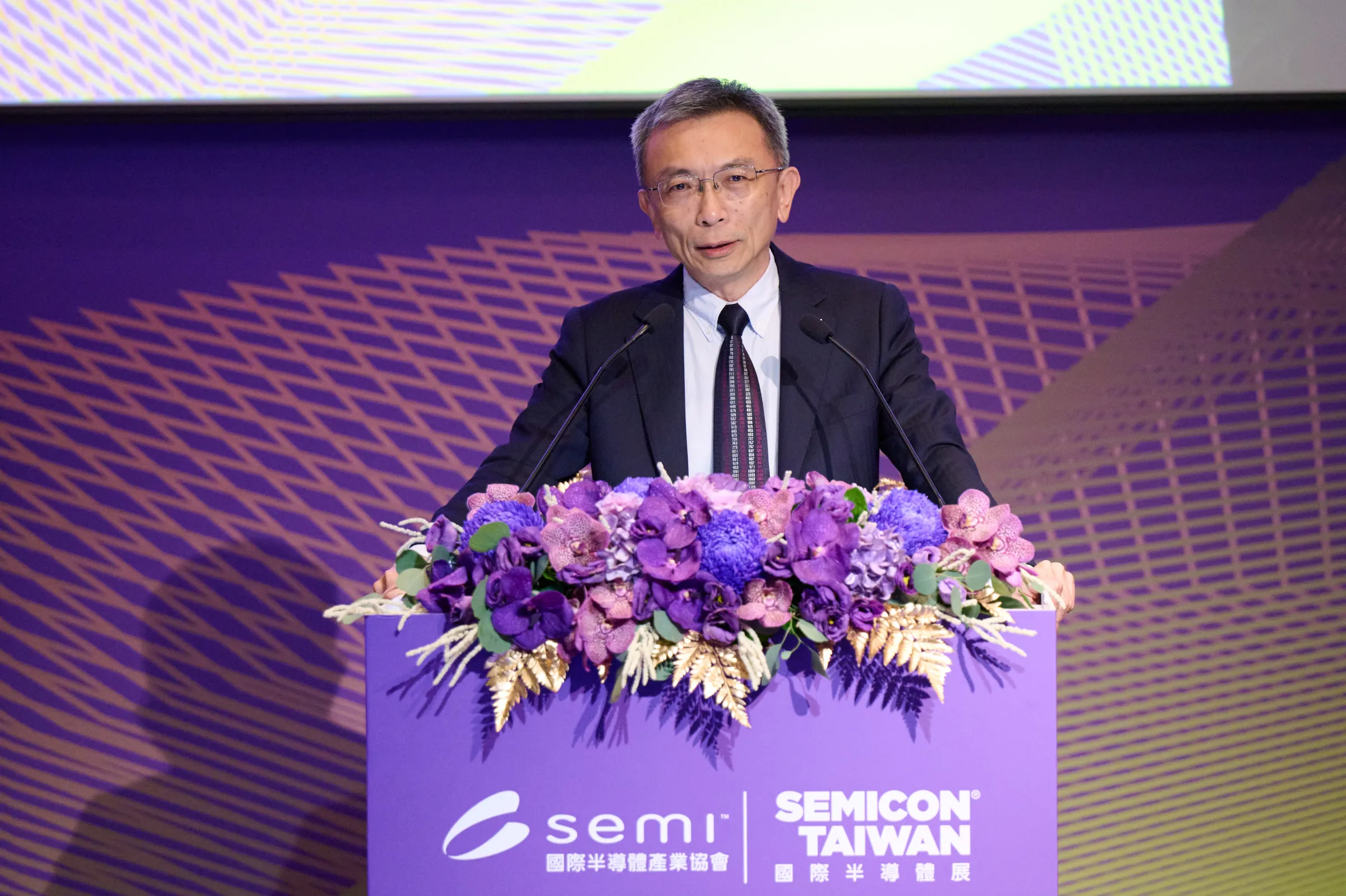 京元電子總經理張高薰。(SEMI提供)
