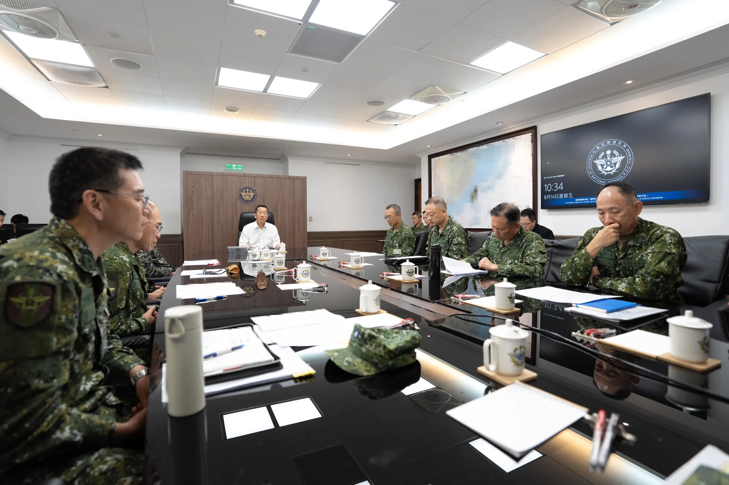 20260814-漢光演習14日圓滿結束,國防部長顧立雄肯定全體參演官兵不分晝夜投入演訓。(國防部提供)