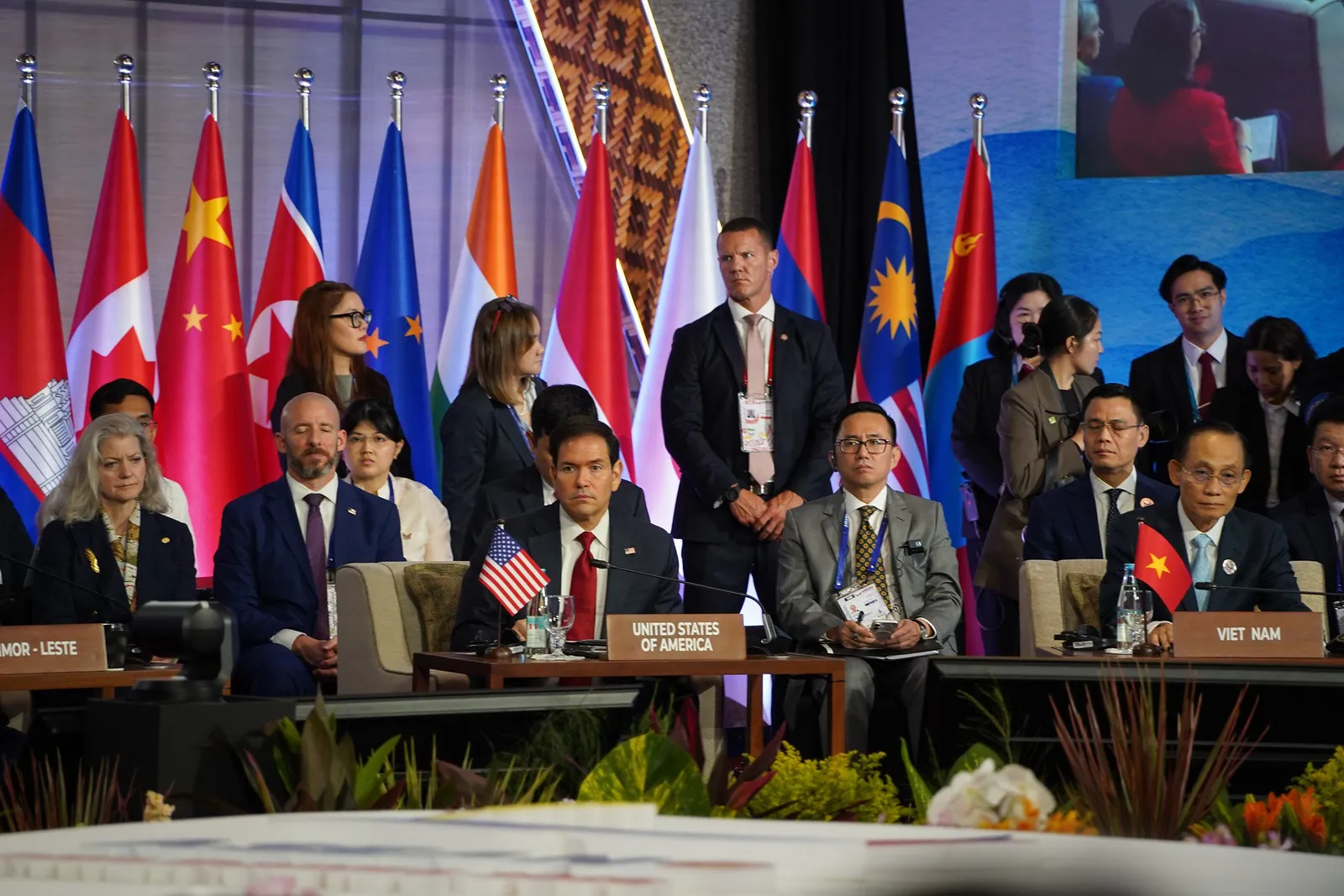 2026年7月中旬、米国務長官のルビオ氏が東南アジア諸国連合(ASEAN)外相会議に出席するためマニラを訪問した。(米国務省公式サイト)
