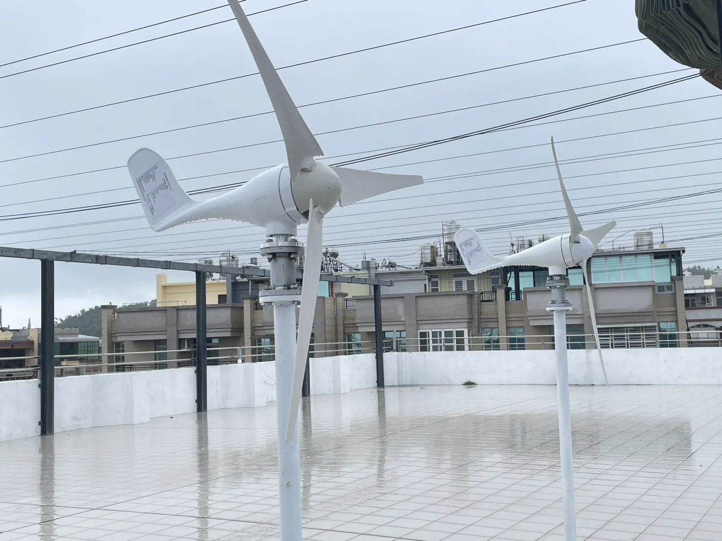 彌陀漯底社區-風力發電系統 (圖/高雄市政府環境保護局 提供)