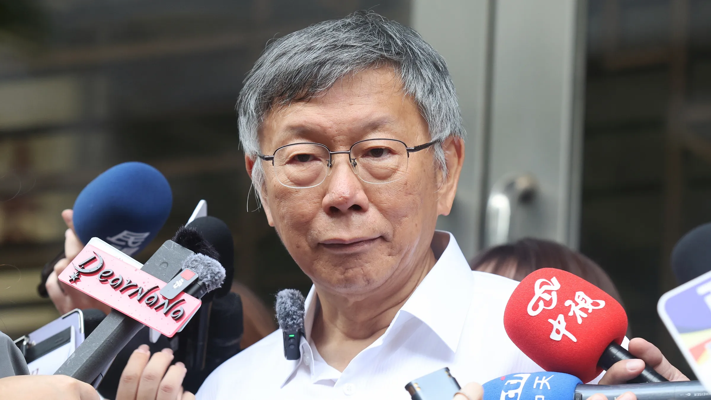 20260908-前台北市長柯文哲8日至台灣高等法院出庭後受訪。(柯承惠攝)