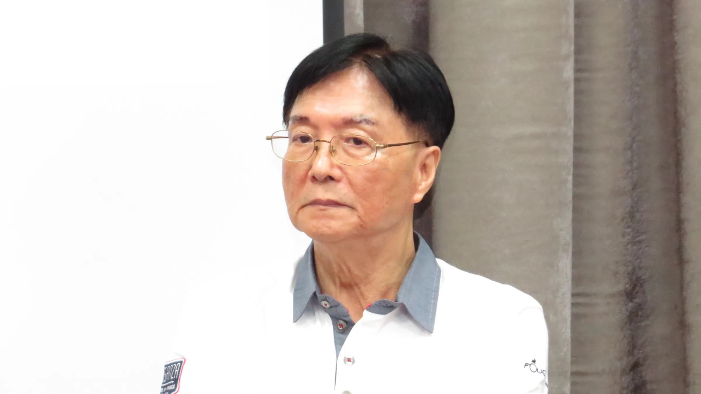 郭禮伯之子郭貽熹出席《蔣家血緣未解之謎:蔣經國日記、郭禮伯回憶錄與DNA,揭開雙胞胎身世的終極真相》新書發表會。(楊騰凱攝)