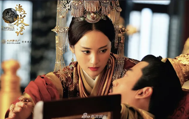 古裝陸劇最有皇后相女星第4名:蔣勤勤《九州.海上牧雲記》(圖/取自微博)
