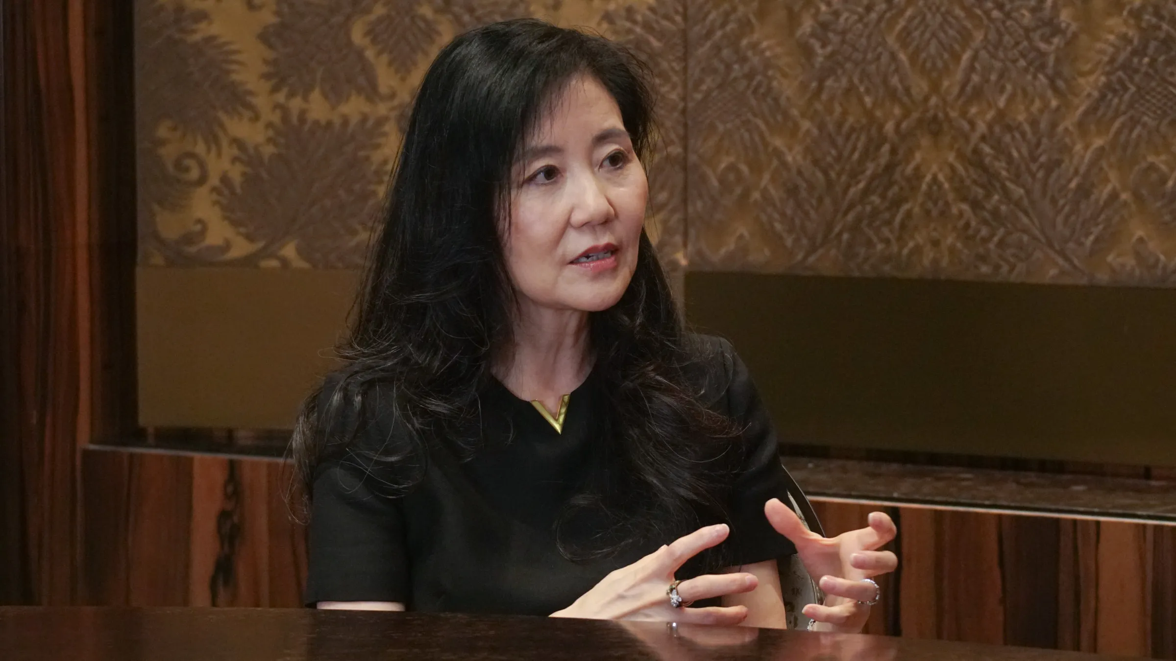 Jeannie Cho Lee, Asia's first Master of Wine, in an exclusive interview with Storm Media's English-language site and 1%Style on September 13, 2026. (Photo: Tsai Chin-chieh)