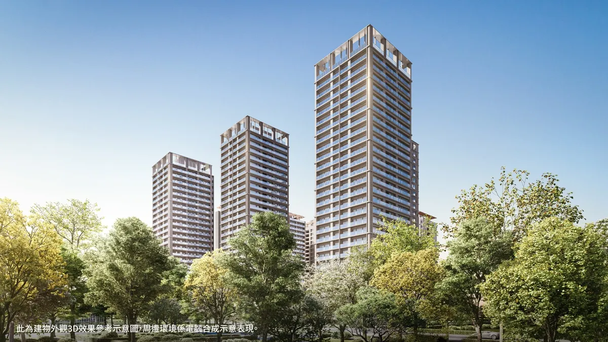 寳實二代坐擁平實公園首排,奠定難以複製的豪邸身價。