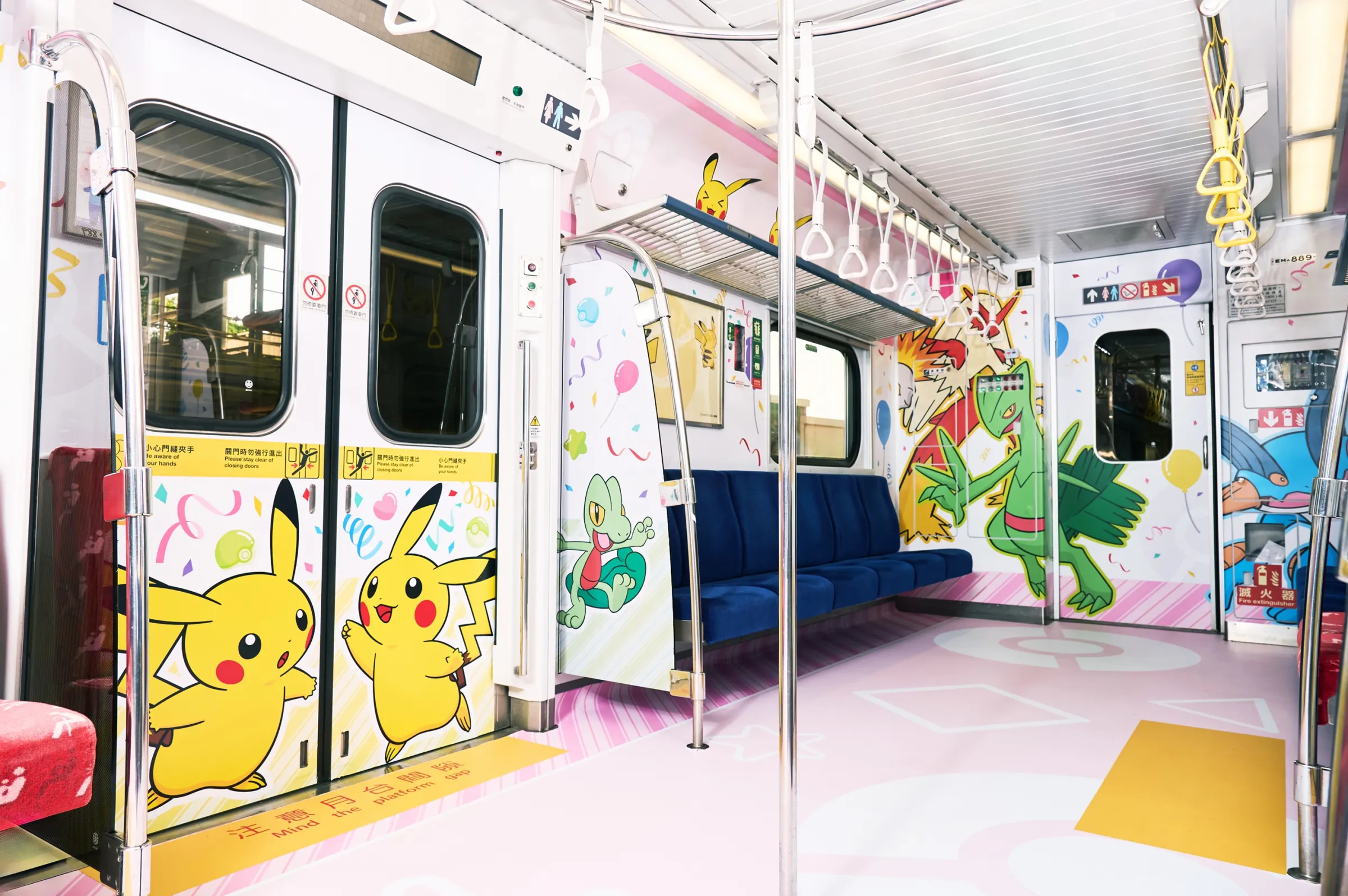 「新光三越週年慶寶可夢30週年主題列車」於9月25日正式啟航。(新光三越提供)
