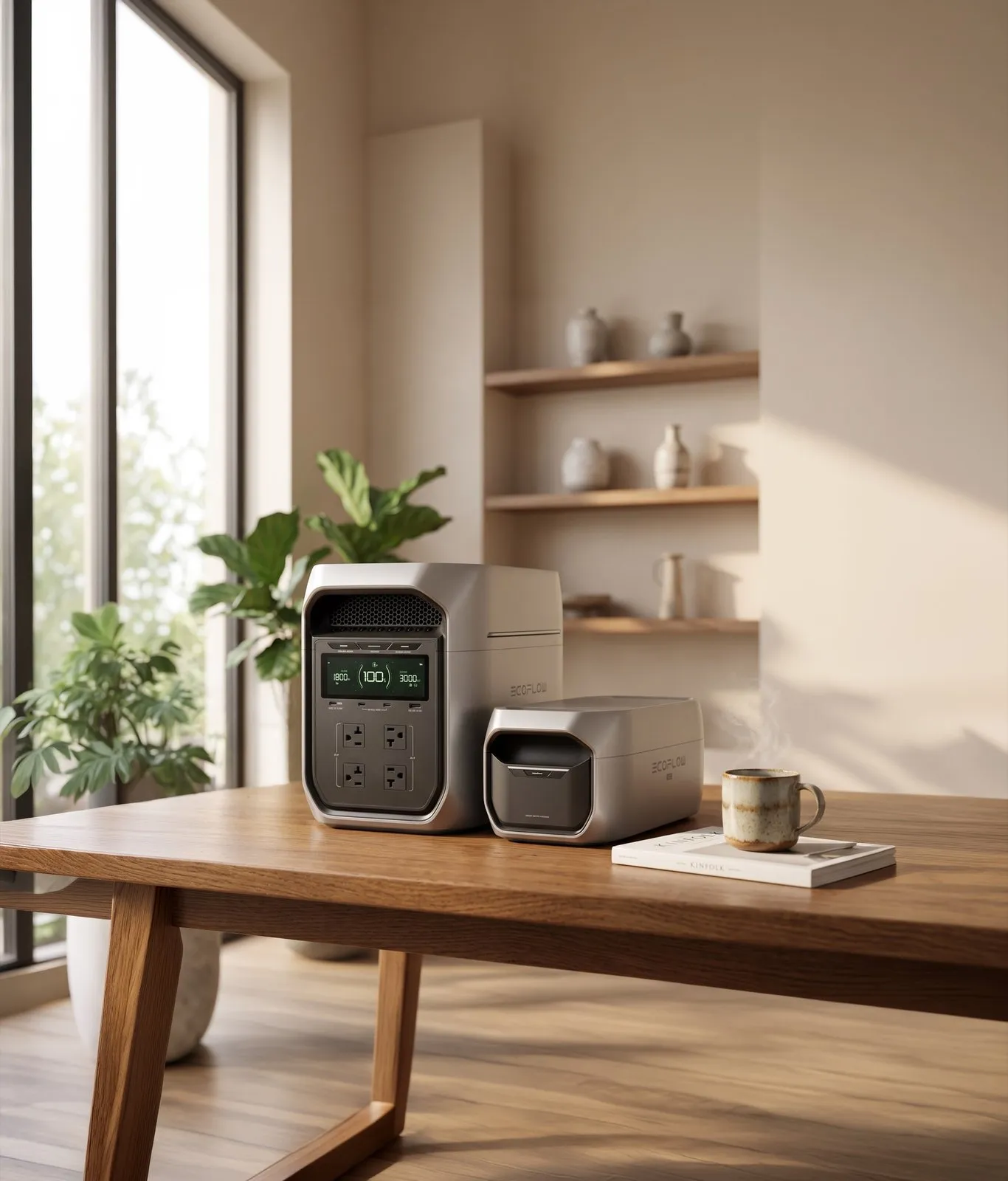 EcoFlow DELTA 3 Max Plus 具備3,000W額定輸出,可同時帶動行動冰箱、戶外炊具與影音設備。(圖片來源:EcoFlow)