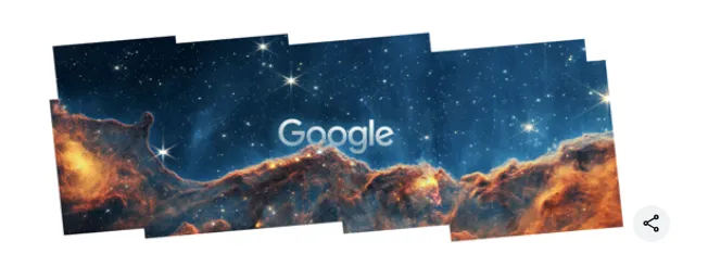 2026世界太空週。(圖/翻攝自Google首頁)