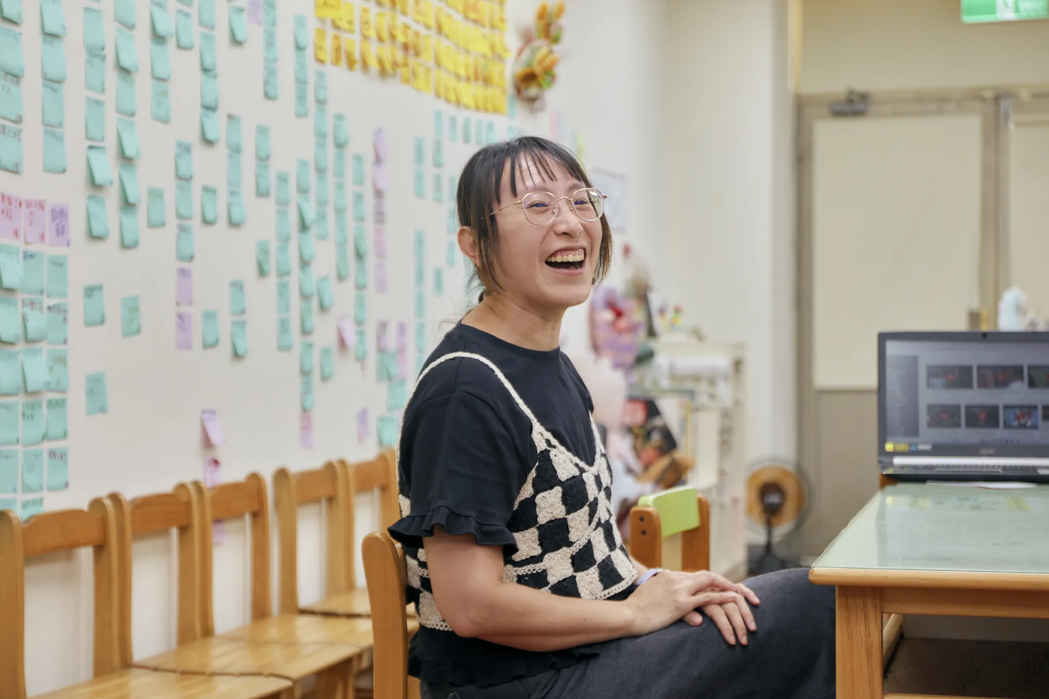 陳宥妤成為資優班老師時,她也曾困惑:「他們那麼聰明,我到底要教什麼?」(風傳媒攝)