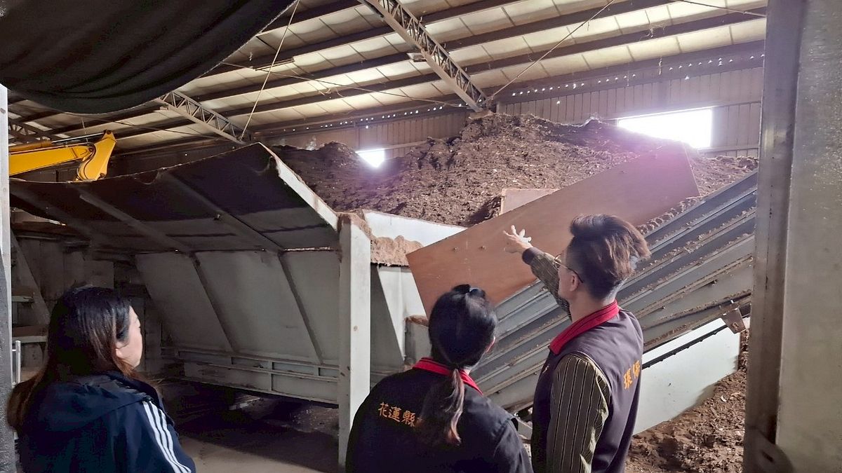 花蓮縣政府針對縣內廢棄物處理機構加強稽查與輔導 。(圖/花蓮縣政府提供)