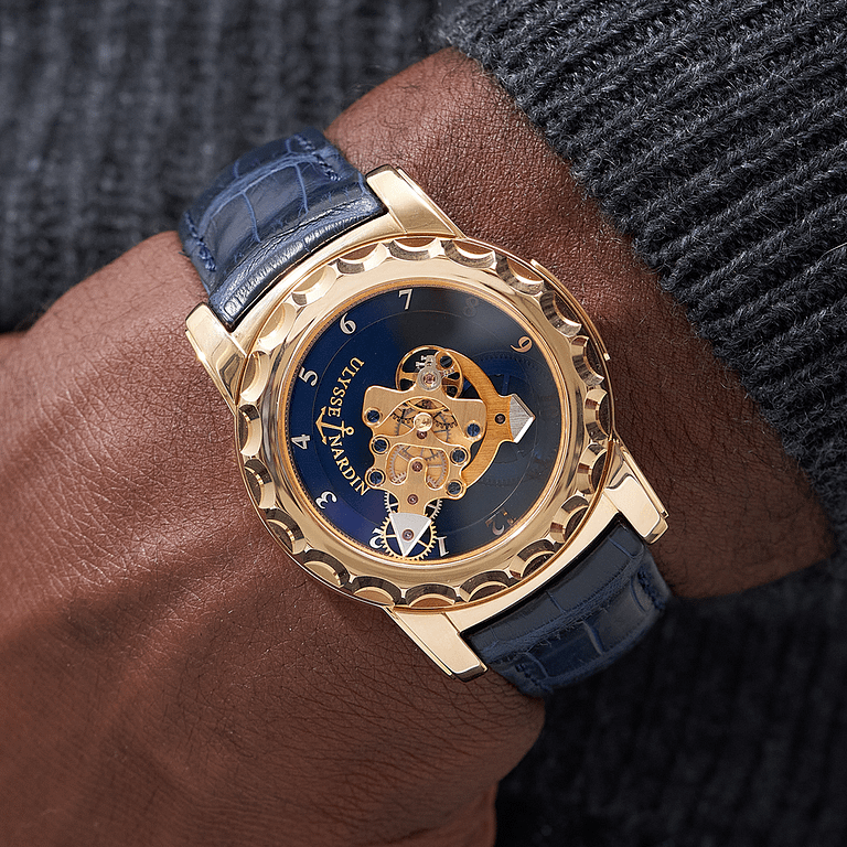 瑞士雅典錶於拍賣會創下史上佳績的錶款(圖/Ulysse Nardin提供)