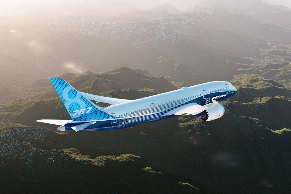ボーイング B-787 ドリームライナー 初飛行 招待状 ボーイング B-787 ドリームライナー 初飛行 招待状
