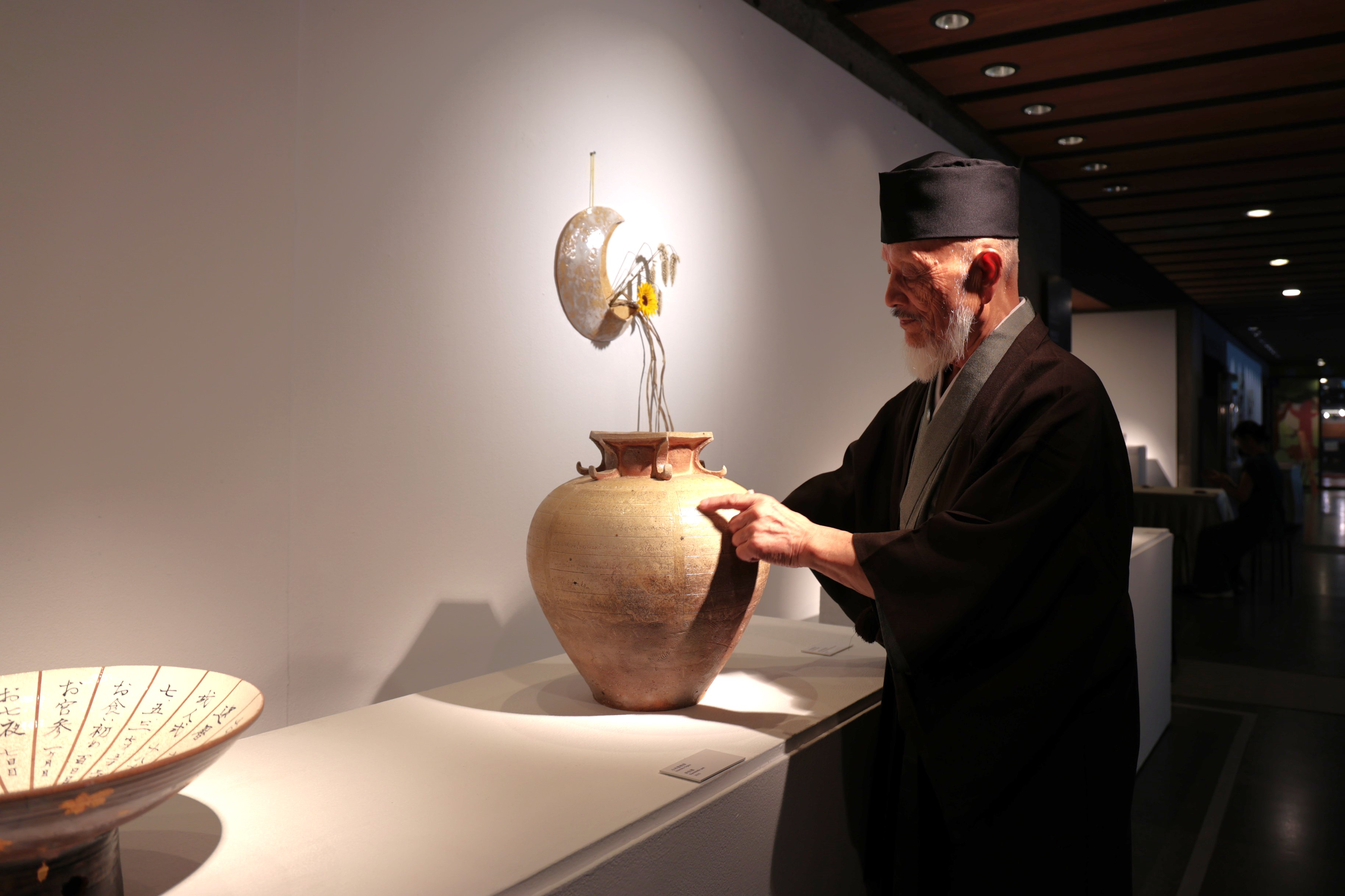 43組日本茶道器物陶博館展出日本陶藝家小木曽教彥展現職人手感| 李梅瑛