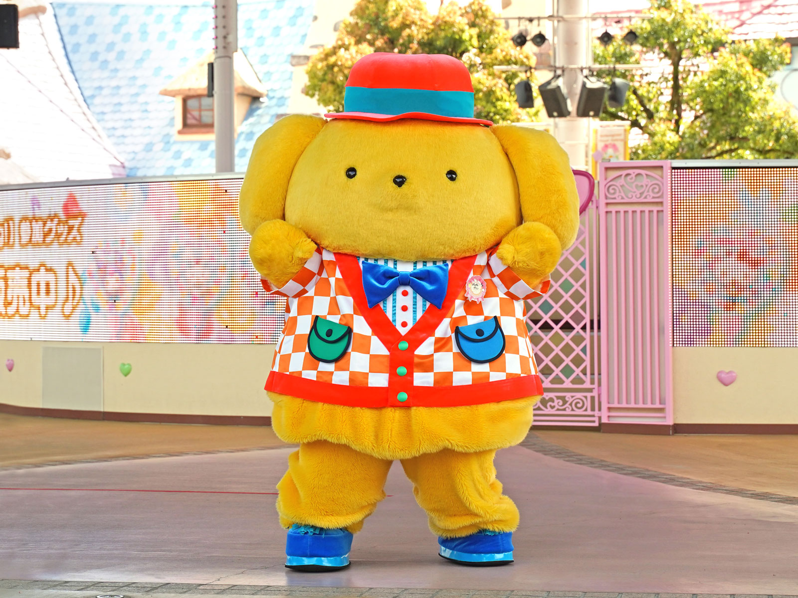 ハーモニーランド　かぶりんぼ ポムポムプリン30周年！ハーモニーランドで「POMPOMPURIN 30th