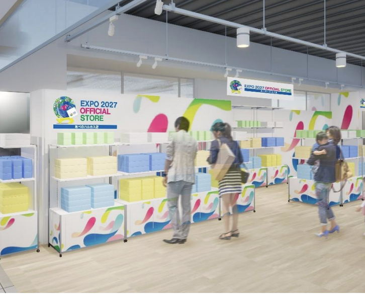 トゥンクトゥンクも来店 「GREEN×EXPO 2027」公式ストアがあべの