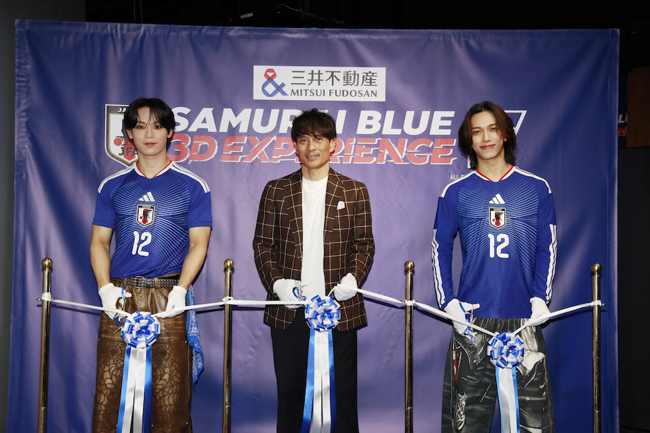 渋谷で日本代表の没入応援イベント「SAMURAI BLUE 3D EXPERIENCE」開幕